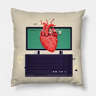 Debugging my heart - V4 Pillow