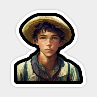 Huckleberry Finn Magnet