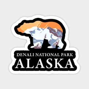 Cute Grizzly Bear Tees - Denali National Park Alaska Magnet