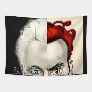 Aziraphale and Crowley Tapestry