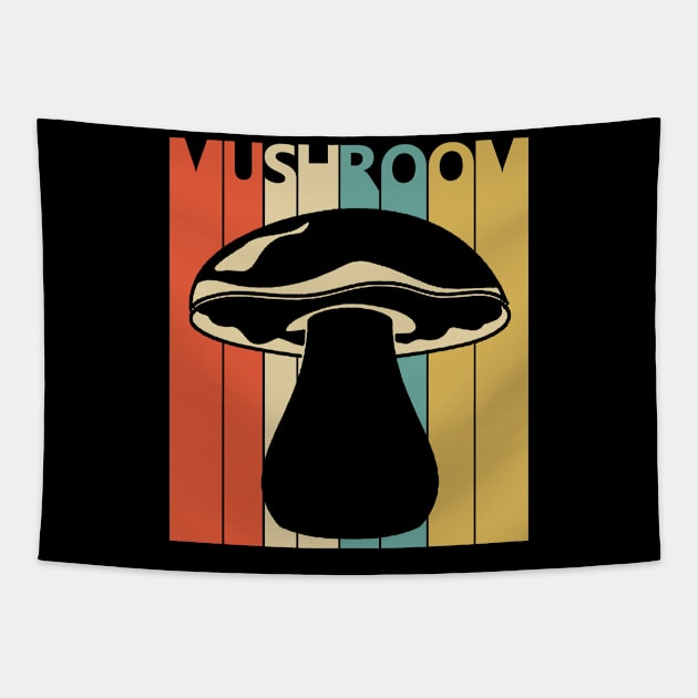 Vintage Mushroom Tapestry by GWENT