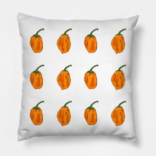 Habanero Chili Pepper Pillow