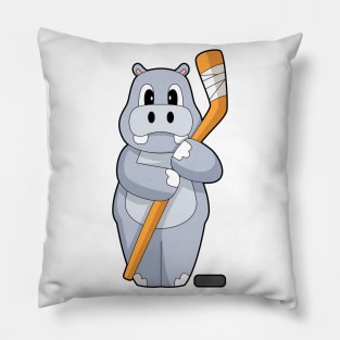 Hippo Ice hockey Ice hockey stick Pillow