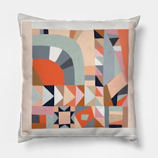 Sand and Surf geometric Pillow