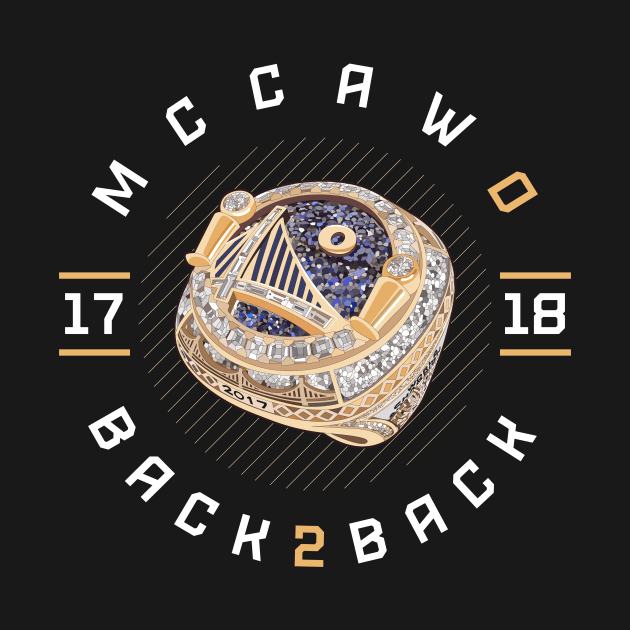 Patrick McCaw 0 Back 2 Back Championship Ring 2017-18 by teeleoshirts