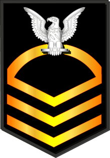 Navy - Rank - E7 - CPO - Gold 1 Magnet