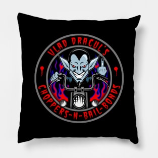 VLAD DRACUL - CHOPPERS N BAIL BONDS Pillow