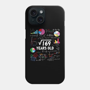 Square Root Of 169 13th Birthday 13 Year Old Phone Case