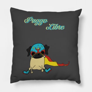 Puggo Libre Pillow