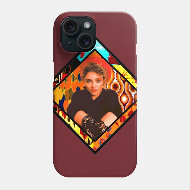 Madonna Retro Vibes Phone Case by artbyomega