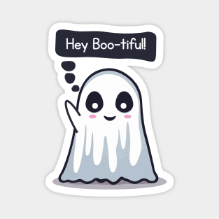 Hey Bootiful, Cute Kawaii Ghost Magnet