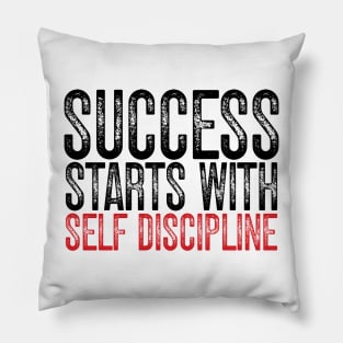 Success Start With Self Confidence Pillow