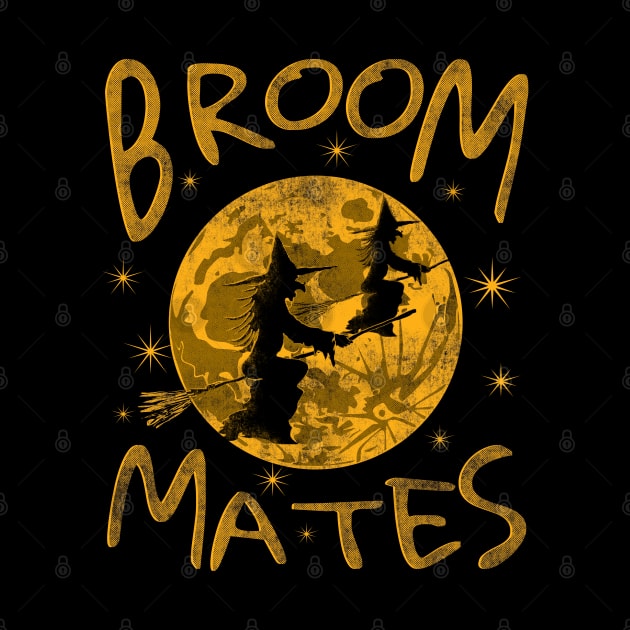 Broom Mates | Witches on Broomsticks by dkdesigns27