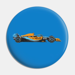 F1 Orange car 2022 Pin