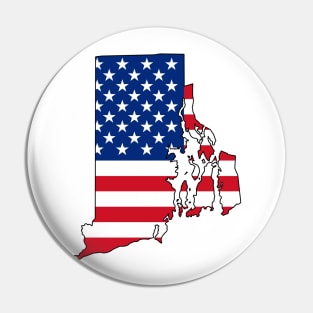 Rhode Island USA Pin