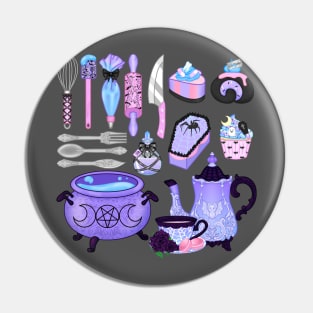 Pastel Goth Bakery Pin