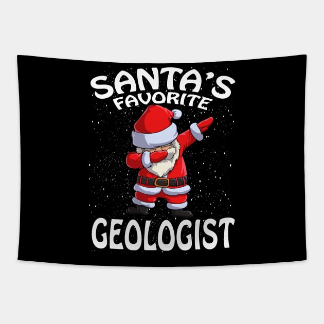 Santas Favorite Geologist Christmas Tapestry by intelus