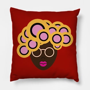 Black woman Pillow