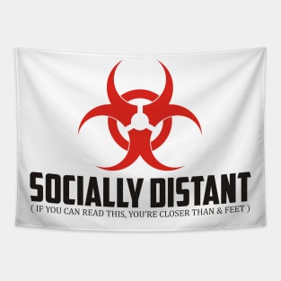 Socially Distant Tshirt Tapestry