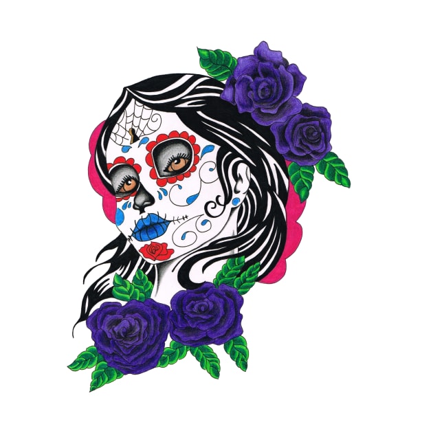 Day of the dead girl by SeymourArt