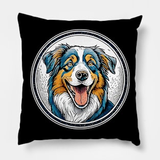 Australian Shepherd dog Pillow