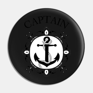 Captain Badge Pin