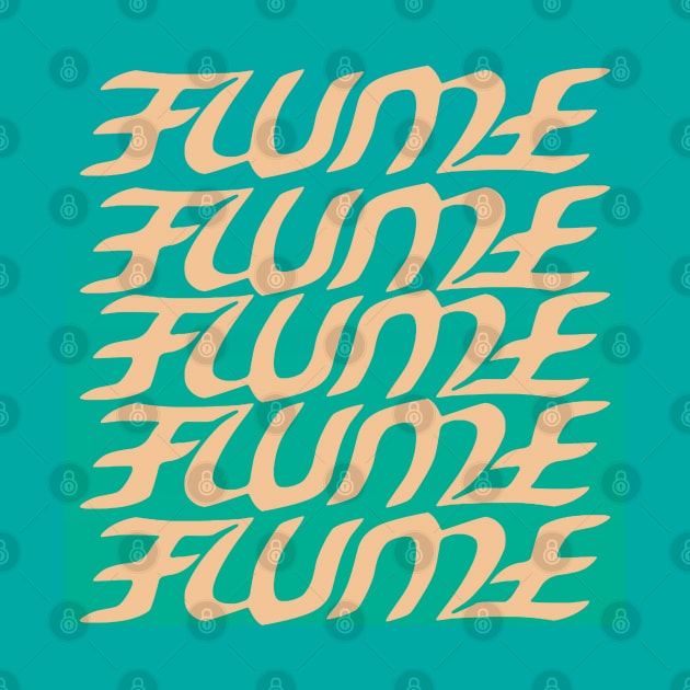 Hi This Is Flume Logo Multi-Coloured 4 by fantanamobay@gmail.com