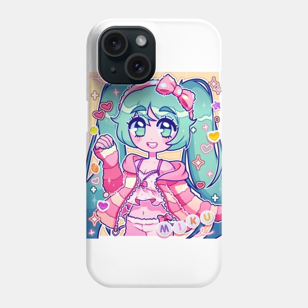 Hatsune miku PJ'S Phone Case by Inky_Trash