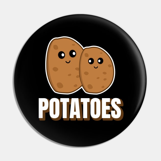 Cute Potatoes Pin by LunaMay