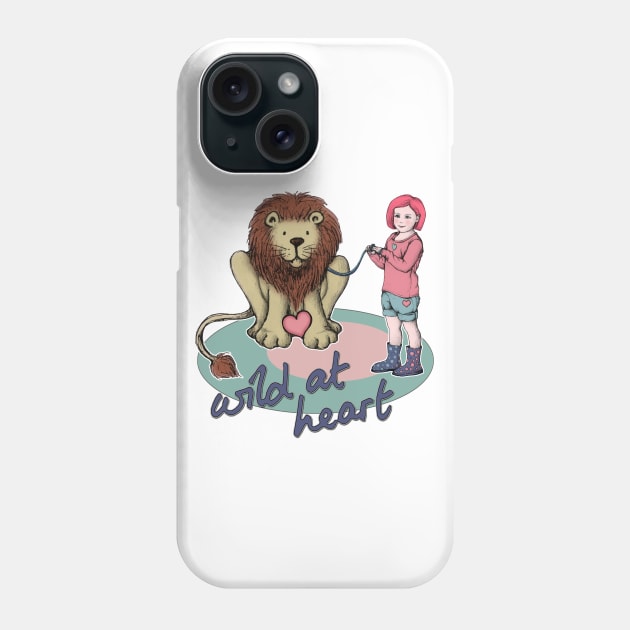 Wild At Heart Phone Case by micklyn