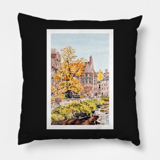 Dean Village, Edinburgh Pillow