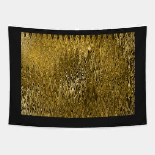 Golden Forest Rhythmic Pattern Tapestry