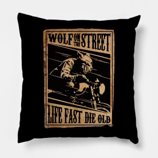 Wolf Rider Pillow