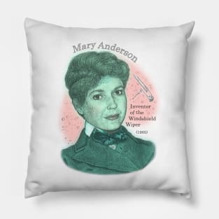 Mary Anderson, Inventor of the Windshield Wiper Pillow