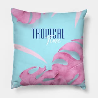 Tropical Time#1-T Shirt Pillow