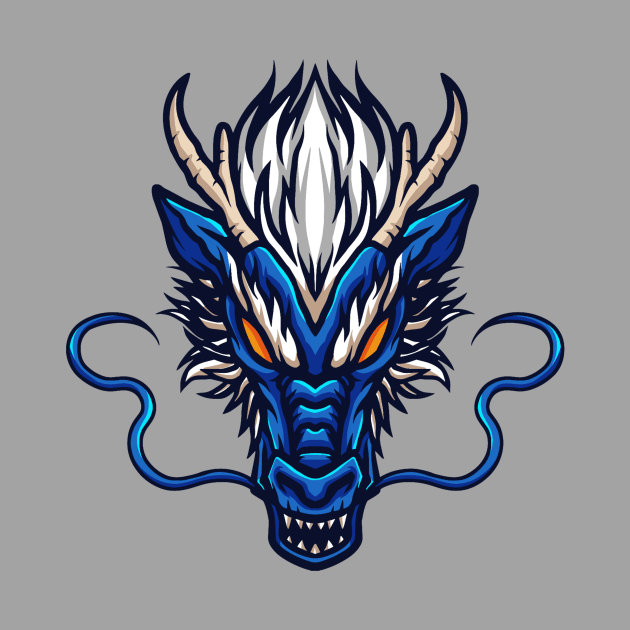 Blue Dragon by Wavey's