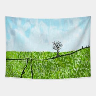 Exploring countryside Landscape Thick oil painting Tapestry
