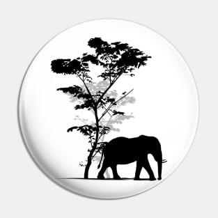 Elephant in Africa Pin