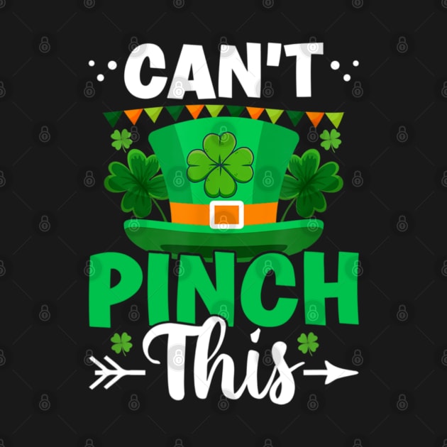 Can't Pinch This Funny Cute Saint St. Patrick's Day Shamrock by Emily Ava 1