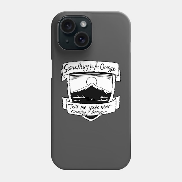 Something in the Orange - Zach Bryan - Illustrated Lyrics Phone Case by bangart