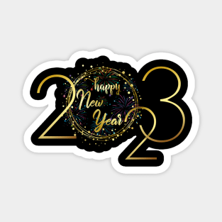 Happy New Year 2023 Celebration New Years Eve 2023 Magnet