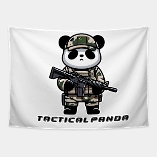 Tactical Panda Tapestry