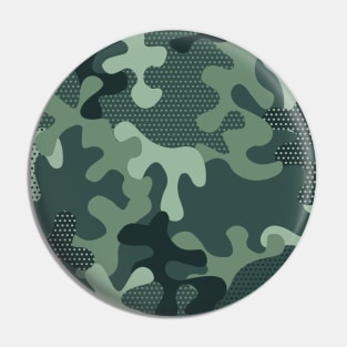 camouflage moro blue green Pin