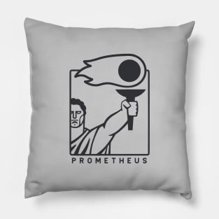 Minimalist art of Prometheus. For Geek mythology fans Pillow