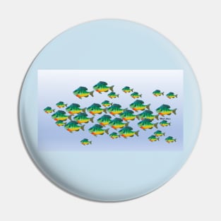 Bluegill school Pin