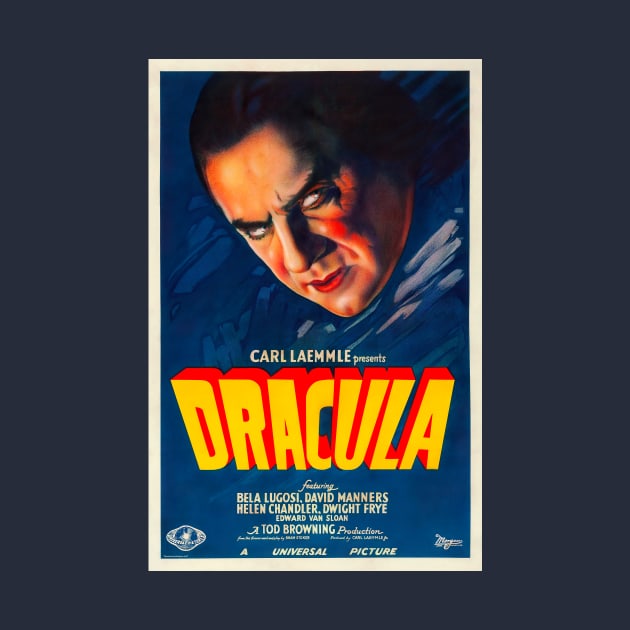 Bela Lugosi as Count Dracula Movie Poster by xposedbydesign