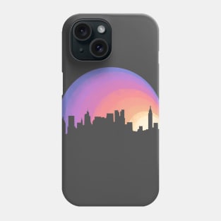 New York City Sunset Skyline Phone Case