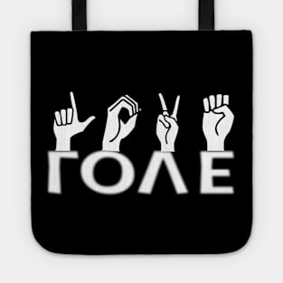 Love Hand Sign - For Dark colors Tote