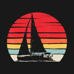 Vintage Retro Sailing Sailor Gift Sailboat T-Shirt