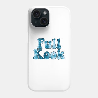 Tie Dye Blue Full Kook Phone Case